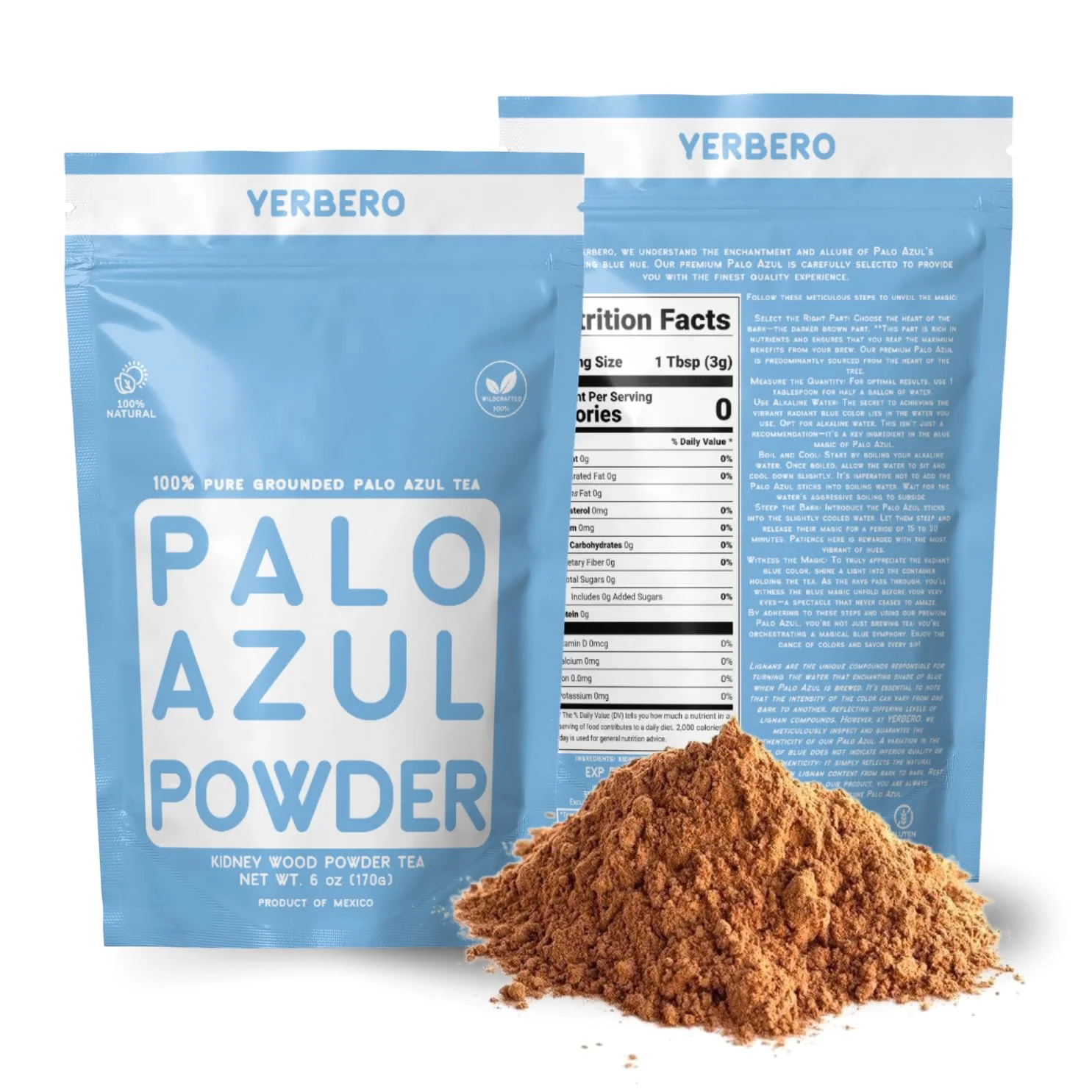 Palo azul en polvo, 6 oz