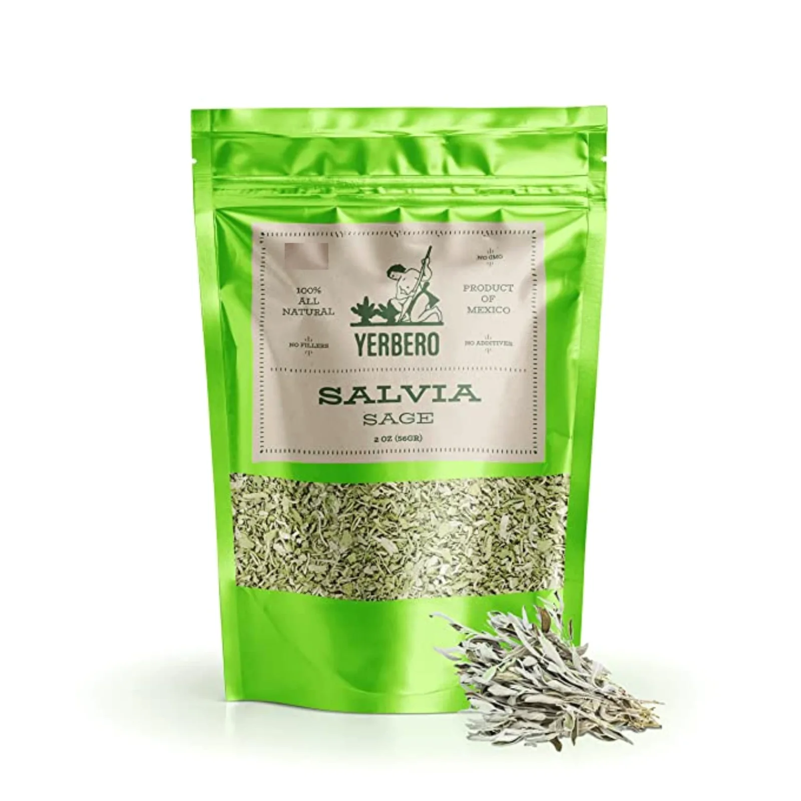 Salvia blanca en hoja, 2 oz