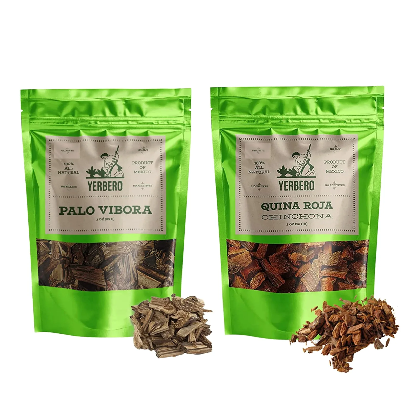 Palo de víbora y quina roja, 3 oz + 2 oz